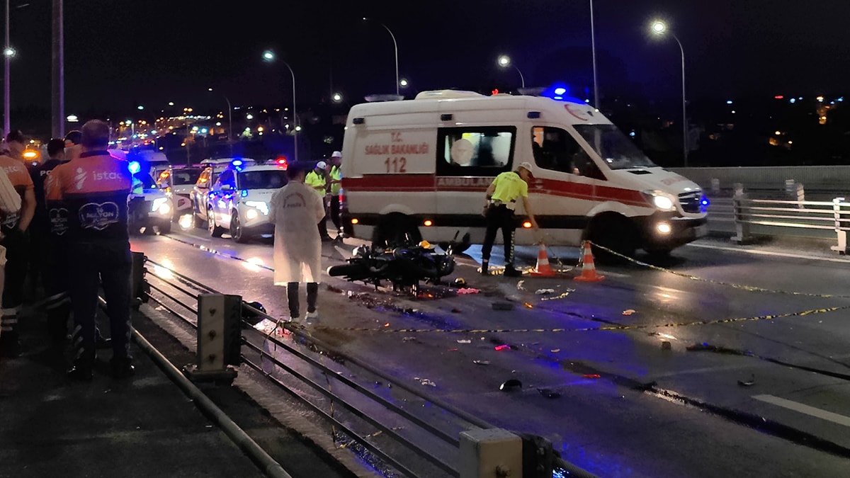 Haliç Köprüsü'nde korkunç kaza