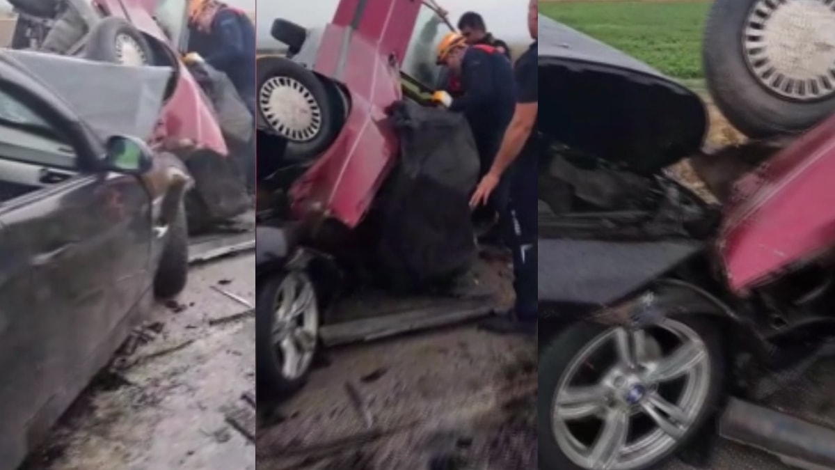 Amasya'da feci kaza: 2 ölü, 1 yaralı