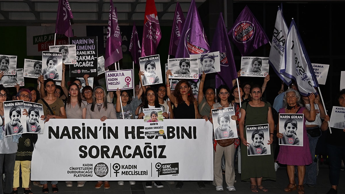 Diyarbakır ve Ankara'da Narin Güran protestosu