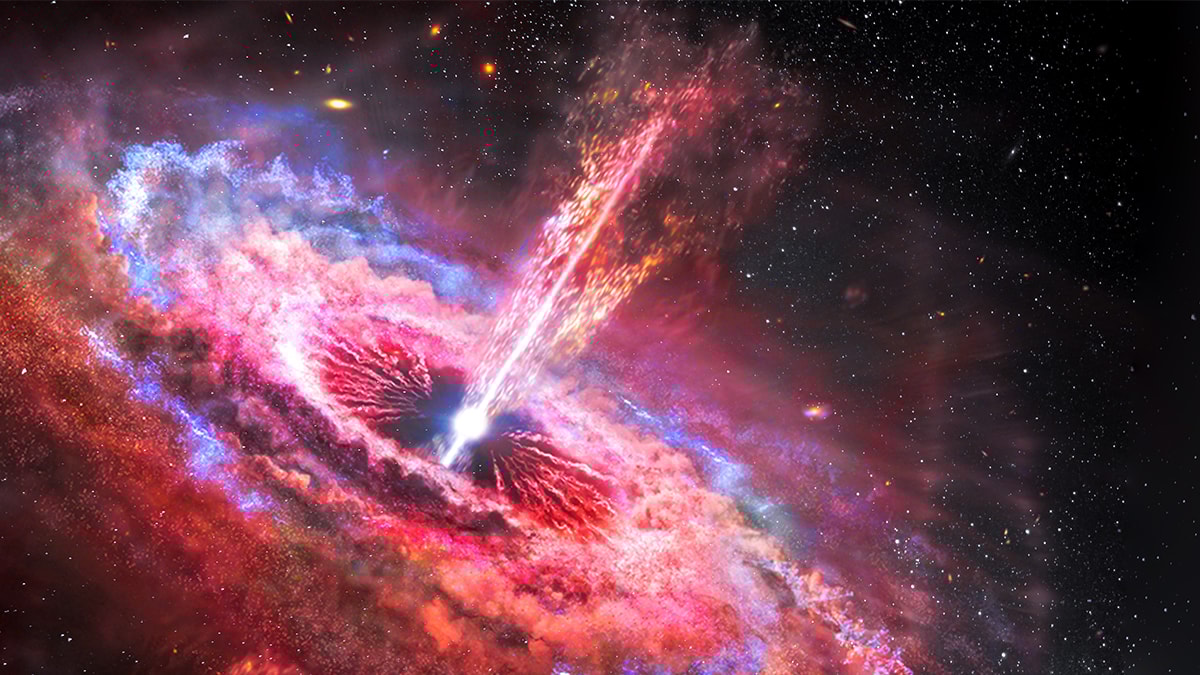 Kara delik galaksiyi yuttu: "Açlıktan öldürüyor"