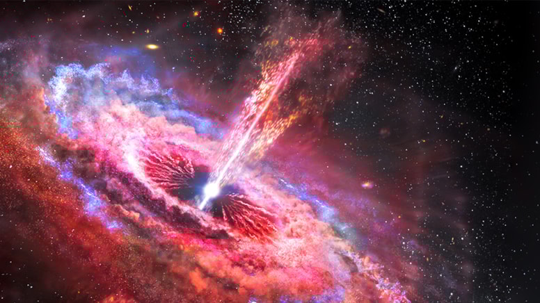 Kara delik galaksiyi yuttu: "Açlıktan öldürüyor"