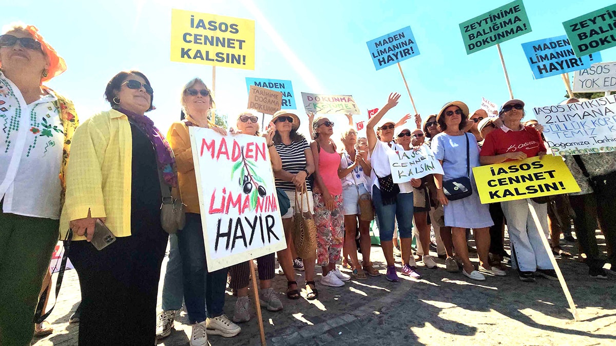 Muğla, antik kentte maden limanına karşı ayakta: "Tarih yok olacak"