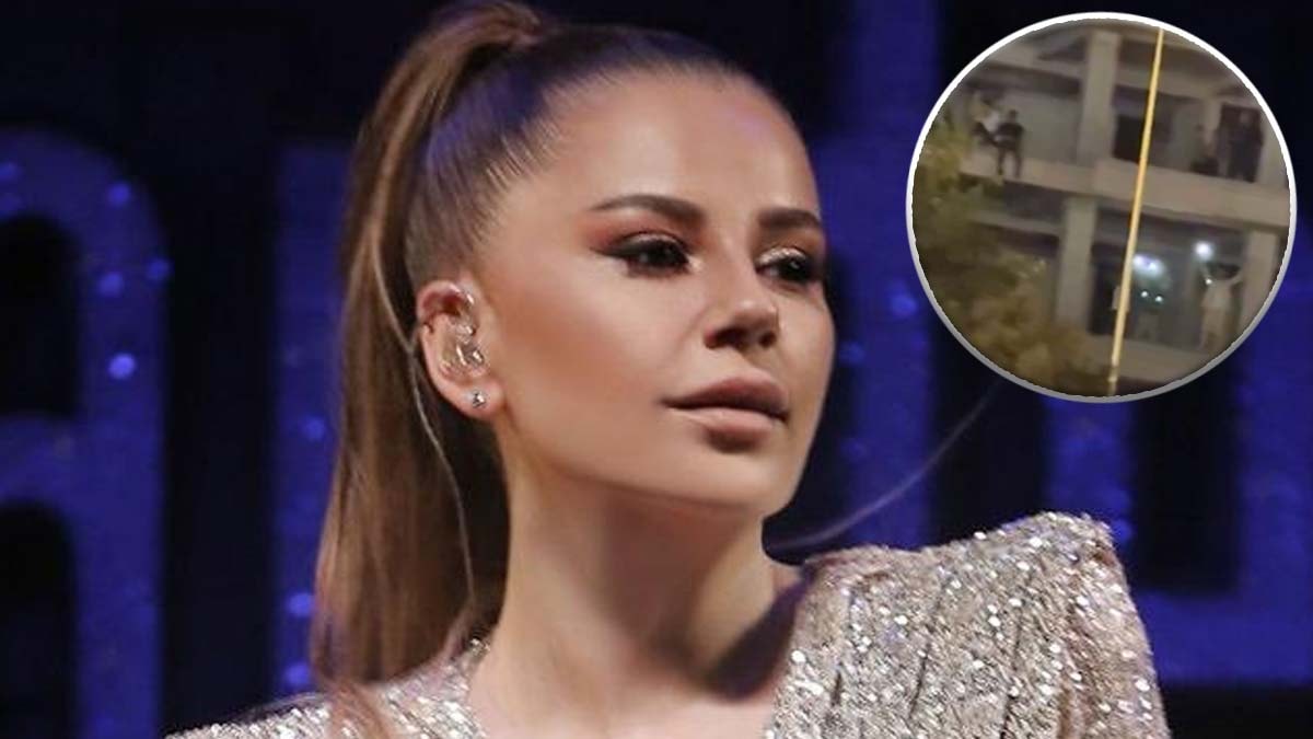 Merve Özbey'den inşaat işçilerine jest