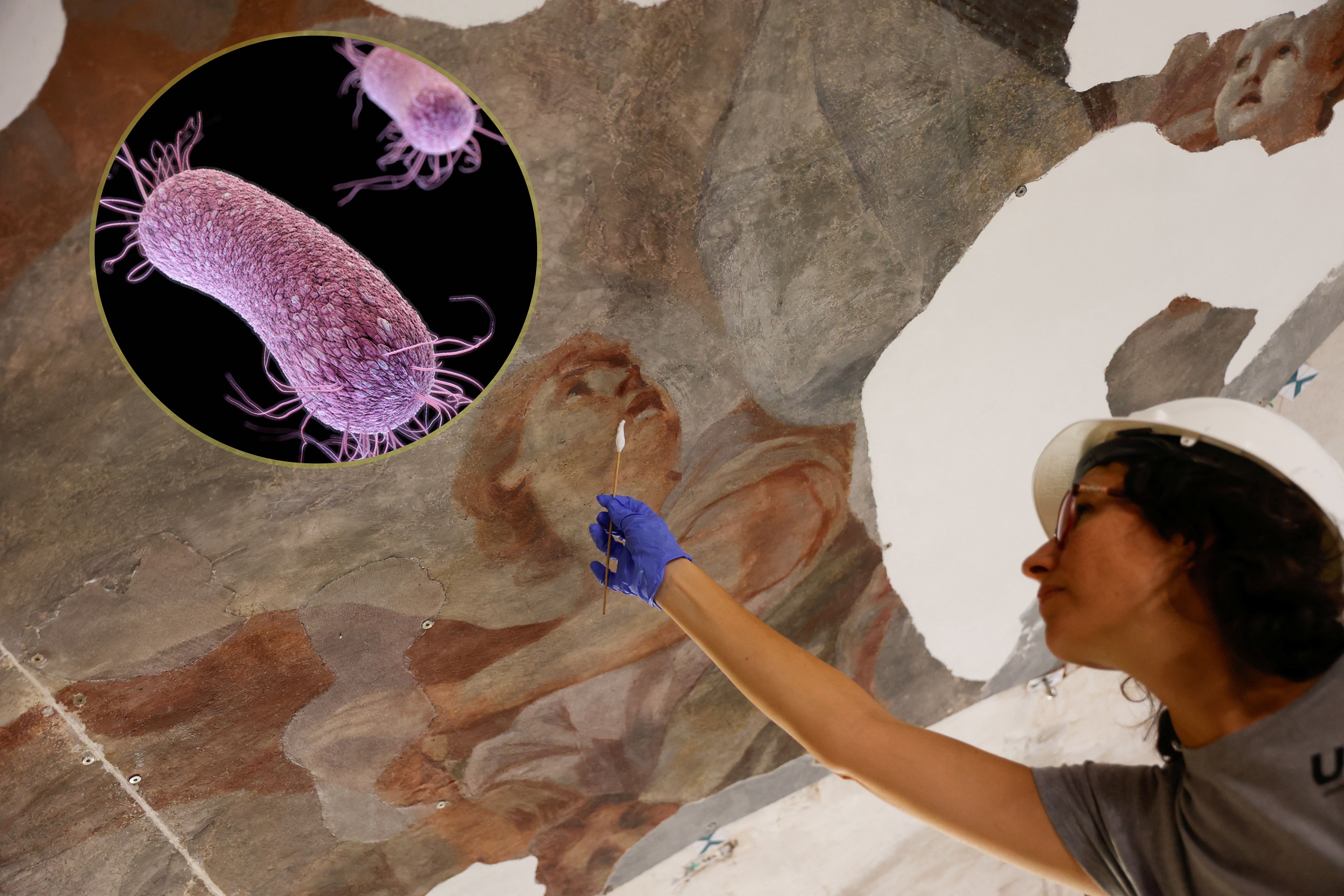 Tarihi eser restorasyonunda çığır açan anne-kız, eserleri bakterilerle koruyor