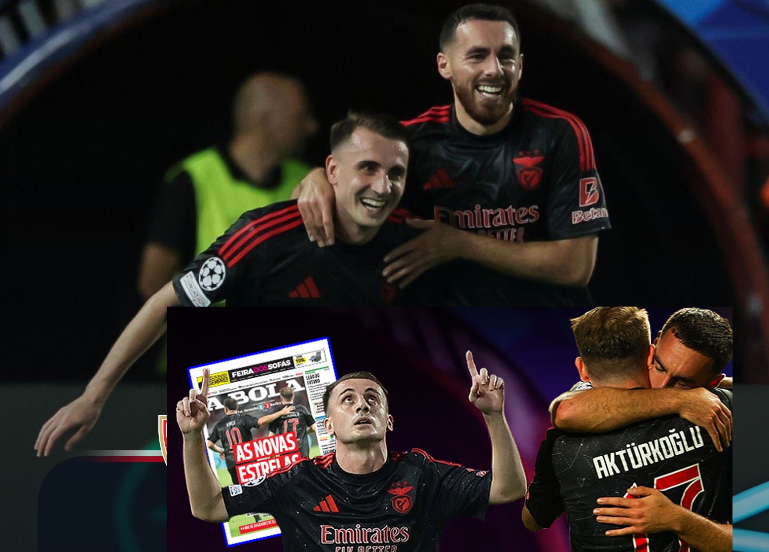 Şampiyonlar Ligi'nde Kerem Aktürkoğlu ve Orkun rüzgarı: Cehennemi soğuttular!