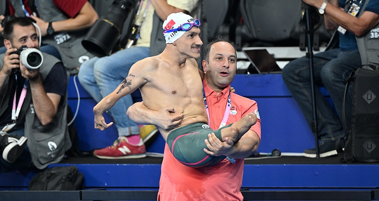 Umut Ünlü, Paris'te 200 metre serbest S3'te altın madalya kazandı