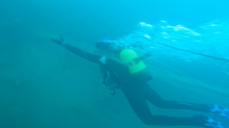 Van Gölü'ne dalınca tespit ettiler! 45 dakika sürdü... Su yüzüne çıkardılar