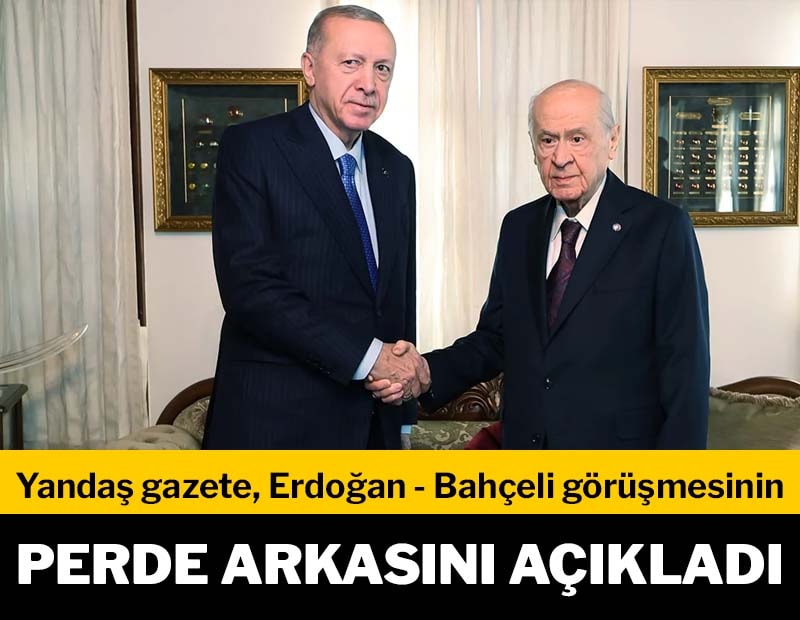 Yandaş gazete, Erdoğan - Bahçeli görüşmesinin perde arkasını açıkladı