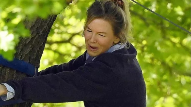 Bridget Jones rol için çıktığı ağaçta böyle asılı kaldı