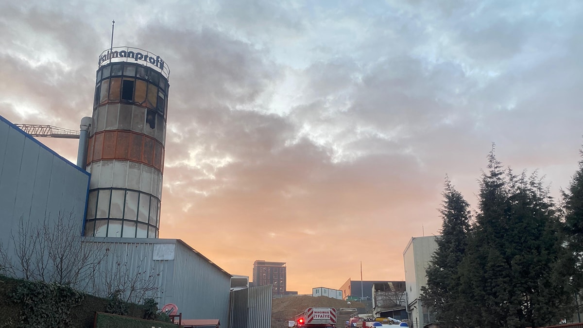 Ankara'da talaş silosunda yangın