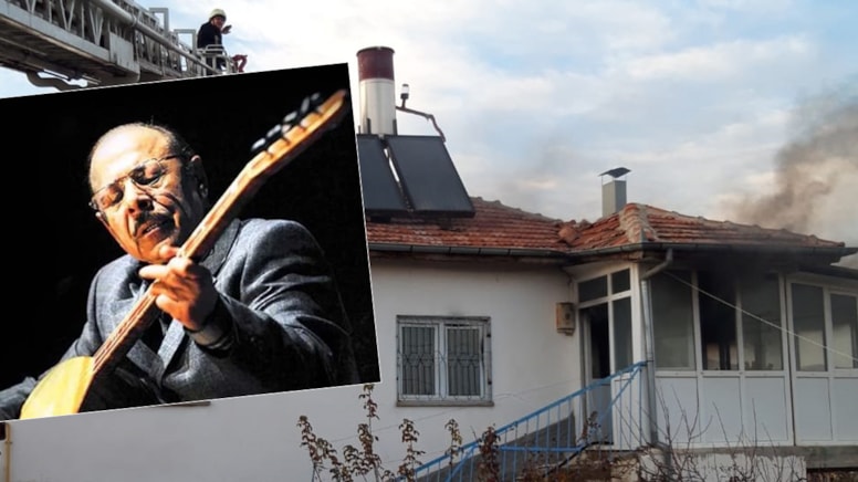 Neşet Ertaş'ın kız kardeşinin evi küle döndü