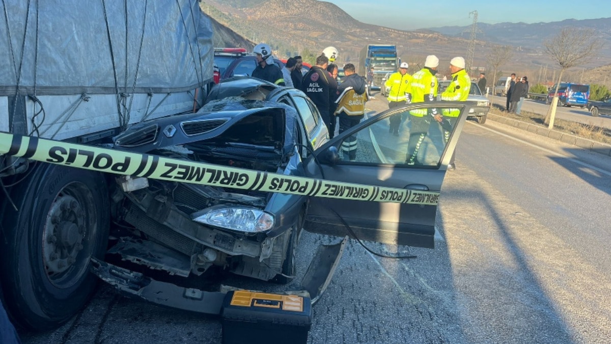Tokat'ta feci kaza: 1 kişi öldü