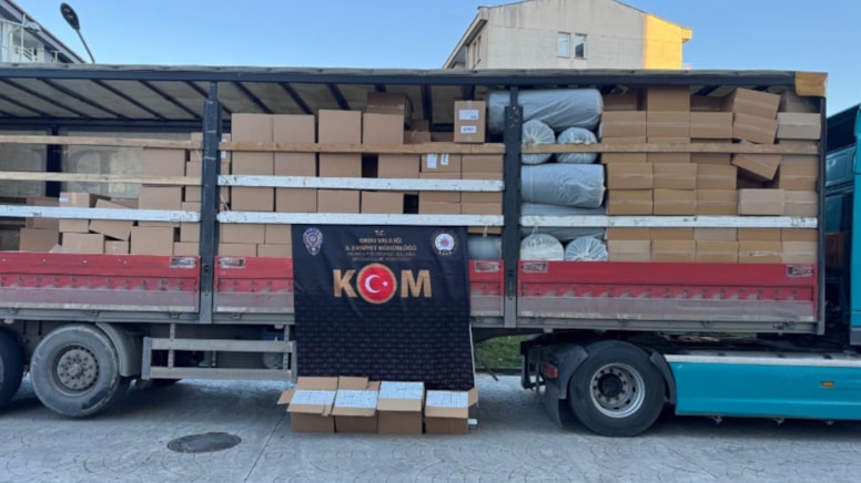 Ordu'da kaçakçılık operasyonu: Milyonlarca makaron ele geçirildi