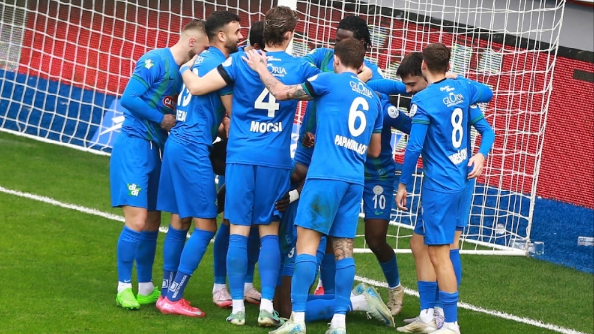 5 gollü maçın galibi Çaykur Rizespor