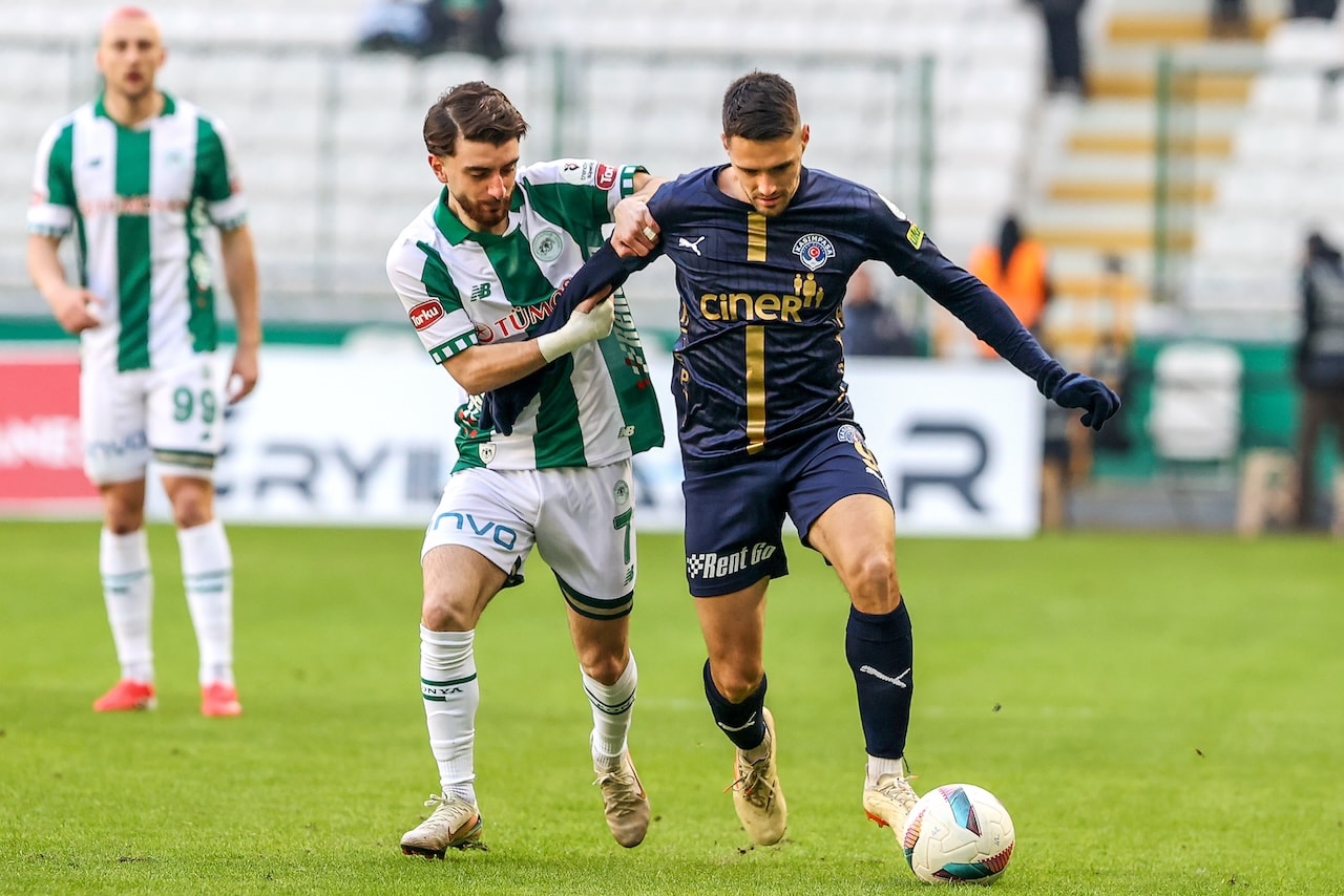 Konya'da 6 gollü müthiş düello