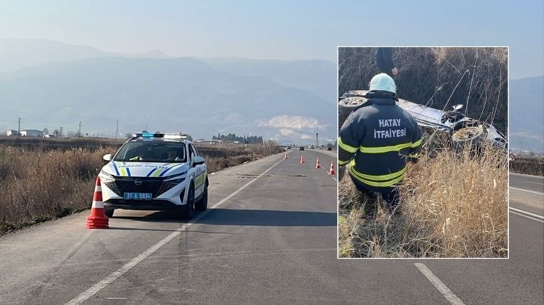 Hatay'da feci kaza: 1 ölü, 8 yaralı