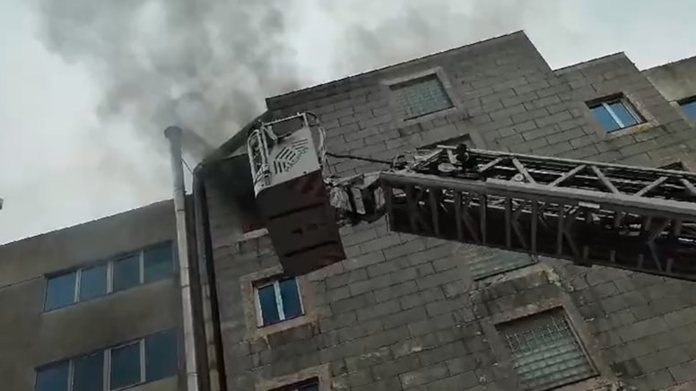 Ekmek imalathanesinde yangın paniği