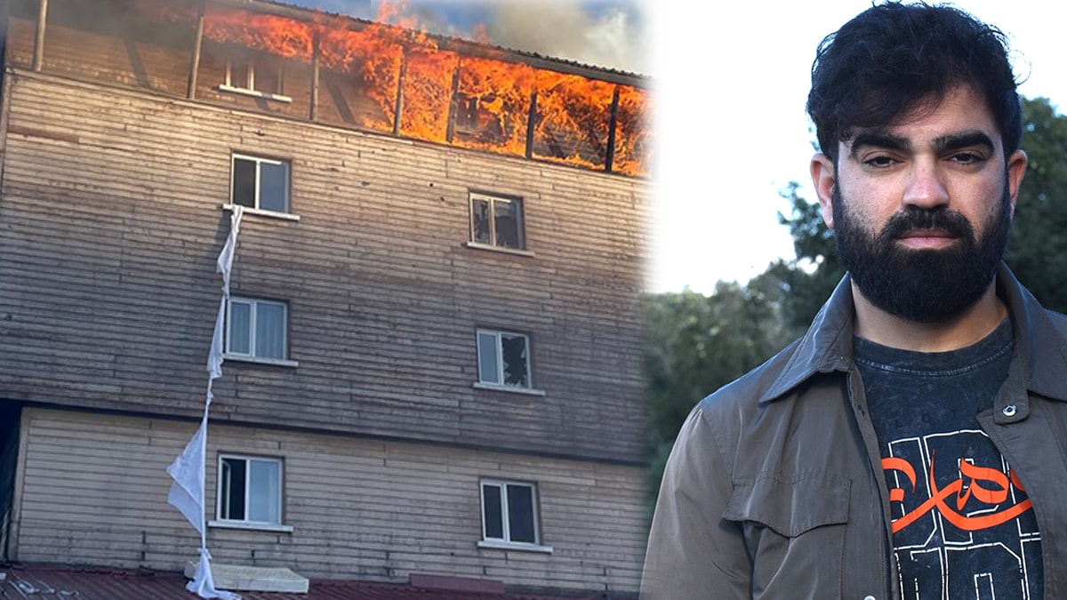Kartalkaya'daki otel yangınında çarşaflar dikkat çekmişti! Mucize kurtuluşu anlattı