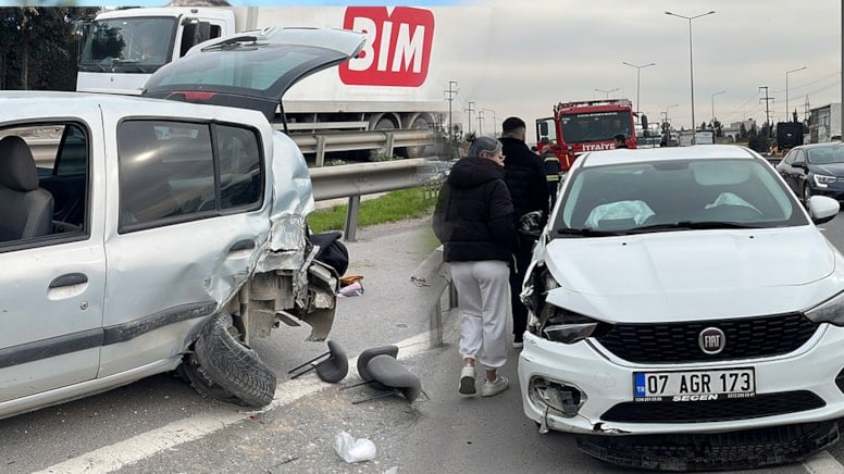 Kocaeli'de otomobiller çarpıştı: 3 yaralı