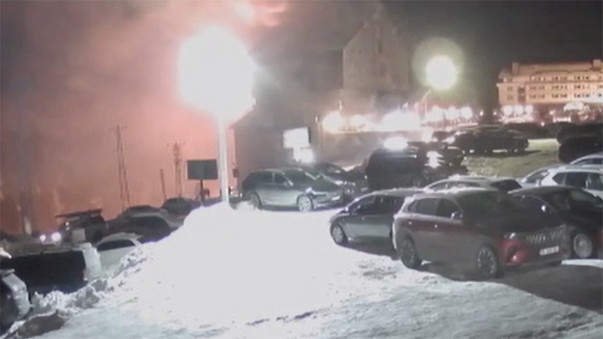 Bolu'daki otel yangınında yeni görüntüler ortaya çıktı: Facia böyle başlamış