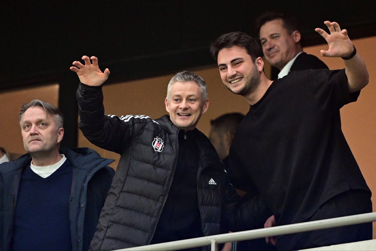 Solskjaer, maçı tribünden takip etti