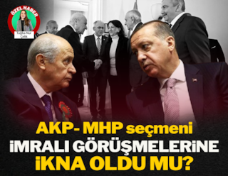 AKP ve MHP seçmeni İmralı görüşmelerine ikna oldu mu?