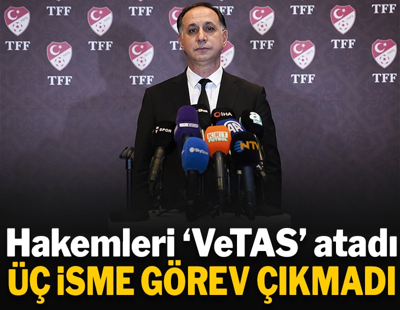 20. haftanın hakemleri açıklandı! Üç isme görev yok