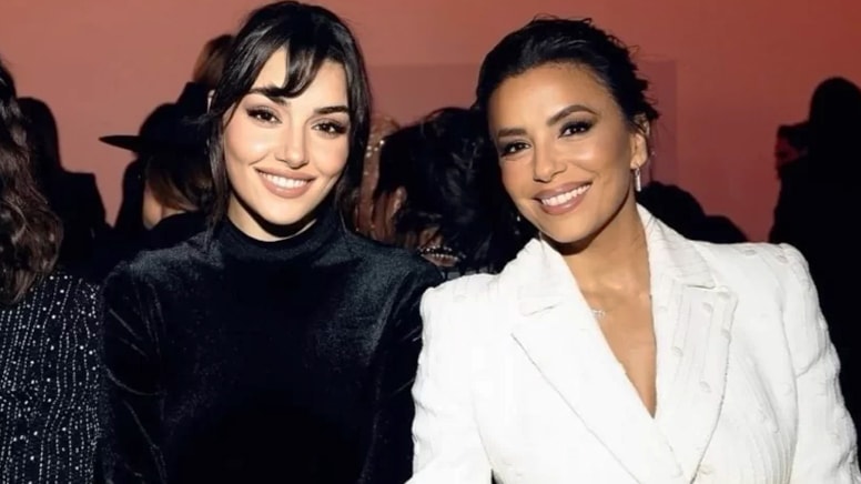 Hande Erçel ile Eva Longoria iki yıl sonra Paris'te buluştu
