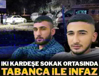 İki kardeşe sokak ortasında tabanca ile infaz