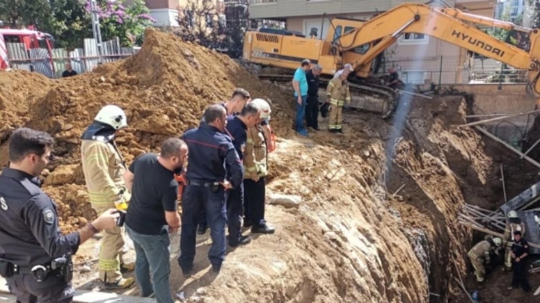 İzmir'de inşaat alanında göçük: 1 işçi kurtarıldı
