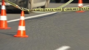 Tarla yolunda feci kaza