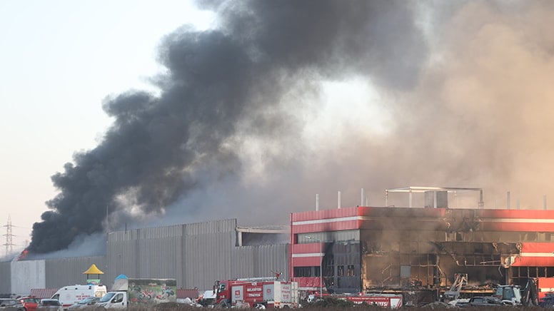 Kırklareli Lüleburgaz'da yangın