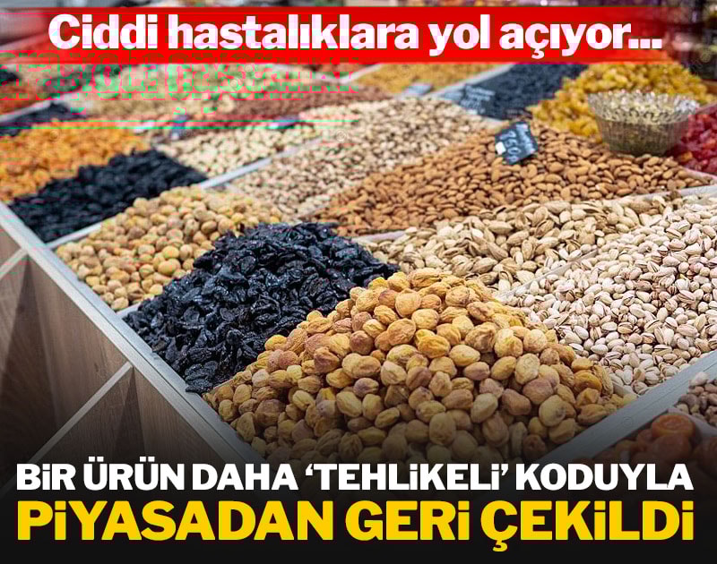 Bir ürün daha 'tehlikeli' koduyla piyasadan geri çekildi