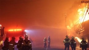 Los Angeles'ta bir yangın daha! Kısa sürede her yeri sardı