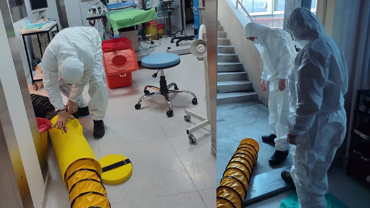 Hastanede korku dolu anlar! AFAD harekete geçti