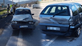 Samsun'da iki araç çarpıştı: 3 yaralı var