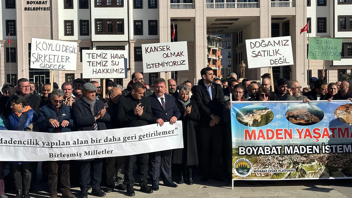 Sinoplulardan Cengiz Holding'in bakır maden sahasına tepki