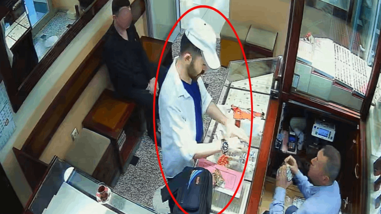 Takma sakal ve gözlükle gitti: İki kuyumcuyu dolandırdı