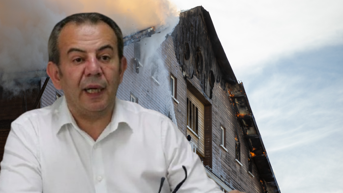 Tanju Özcan, Bolu'da yanan otele kimin ruhsat verdiğini açıkladı