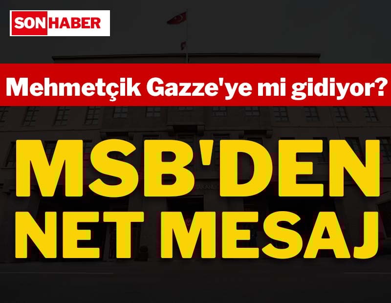 Son dakika... MSB kaynaklarından 'Gazze görev gücü' açıklaması
