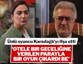 El famoso actor expuso a Karadağlı al despedirse del Teatro Estatal.