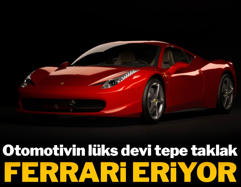 Ferrari'nin değeri çakıldı: Otomotivin lüks devi resmen eriyor