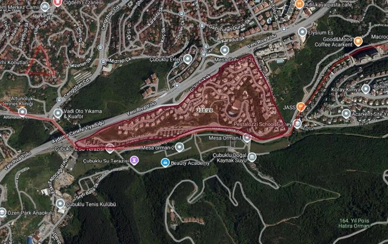 Çubuklu Vadi Villaları - villa dış görünümü