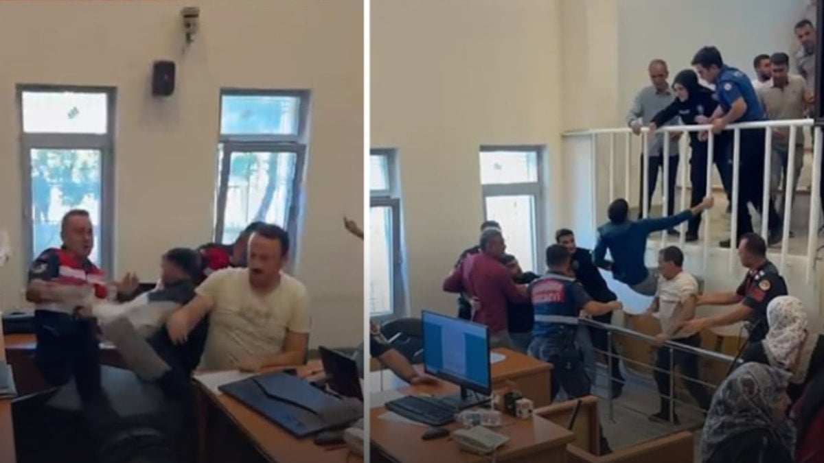 Dünyanın hiçbir yerinde bu görüntüler yaşanmamıştır! Duruşma salonu değil savaş alanı