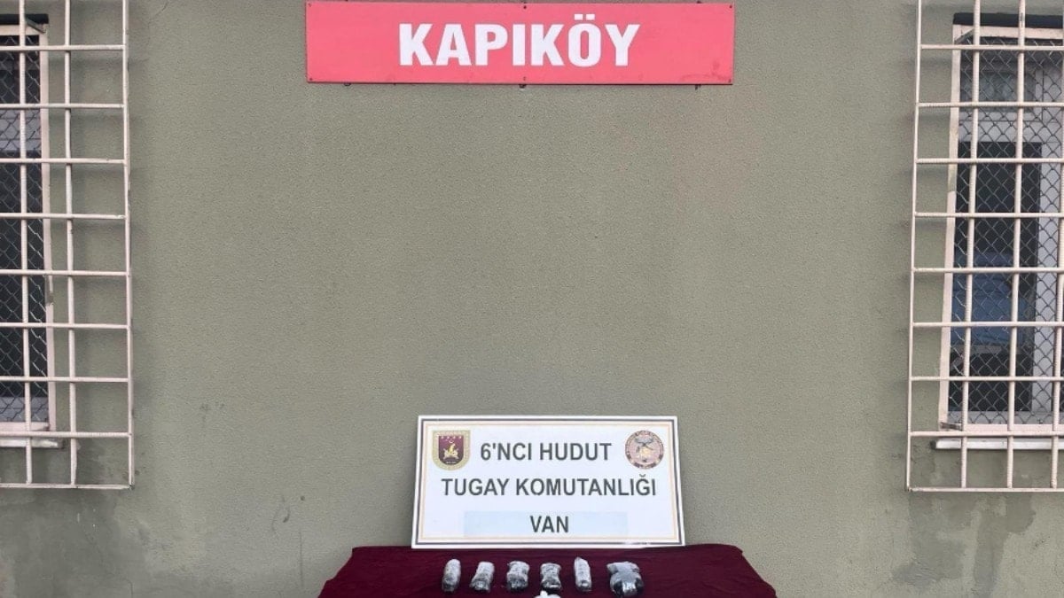 Van hudut hattında 2 kilo uyuşturucu ele geçirildi