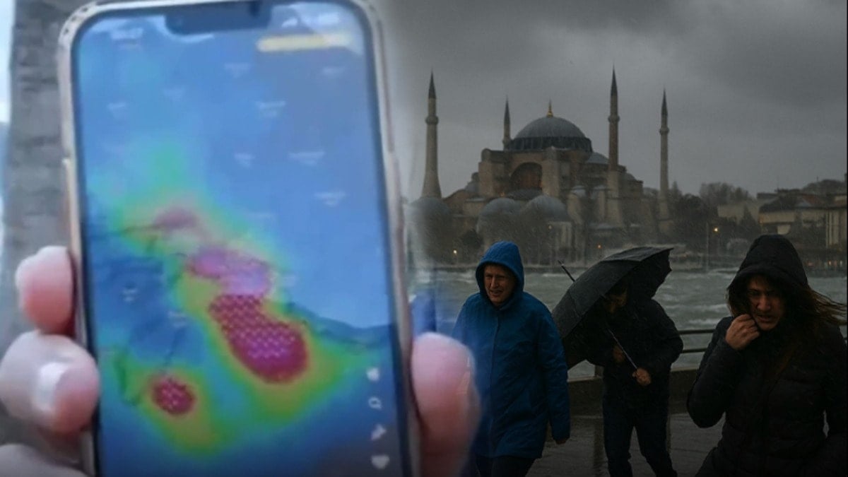 Harita kırmızıya boyandı! Orhan Şen yağmur için saat vererek uyardı