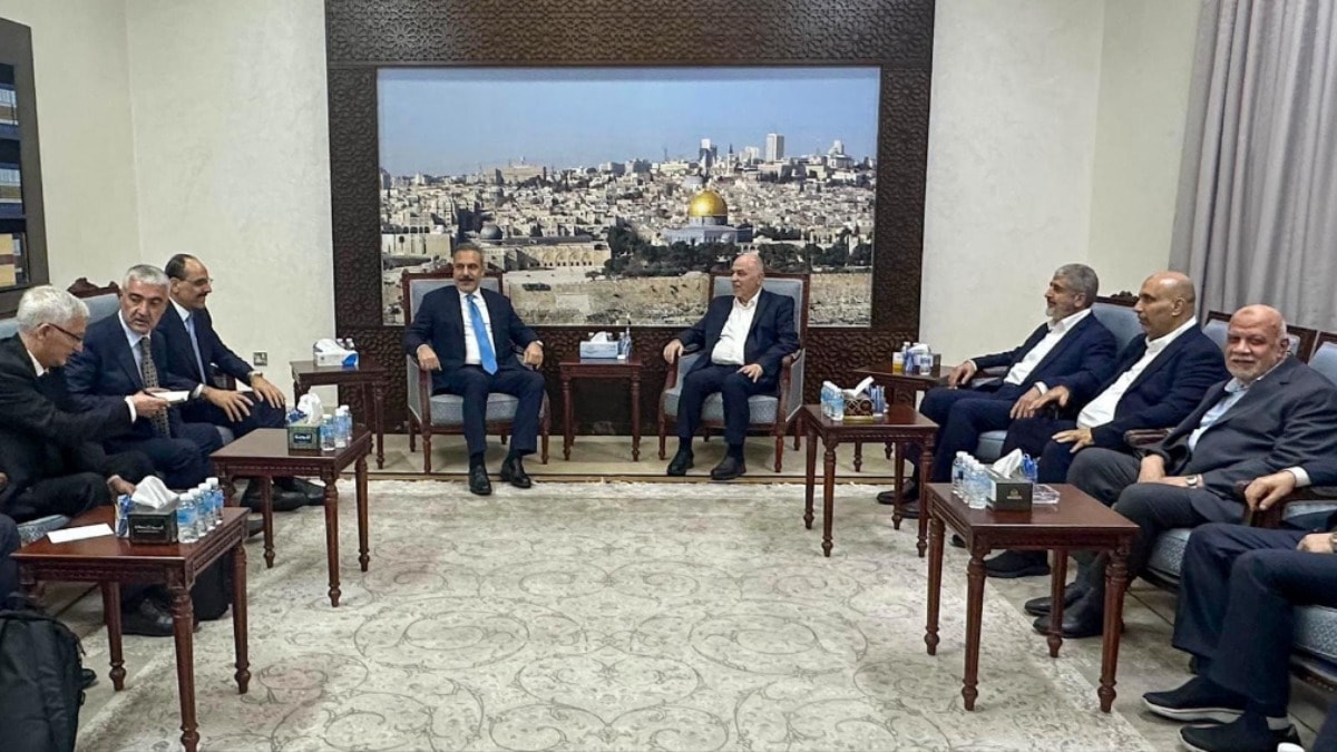 Hakan Fidan, Hamas üyeleriyle görüştü