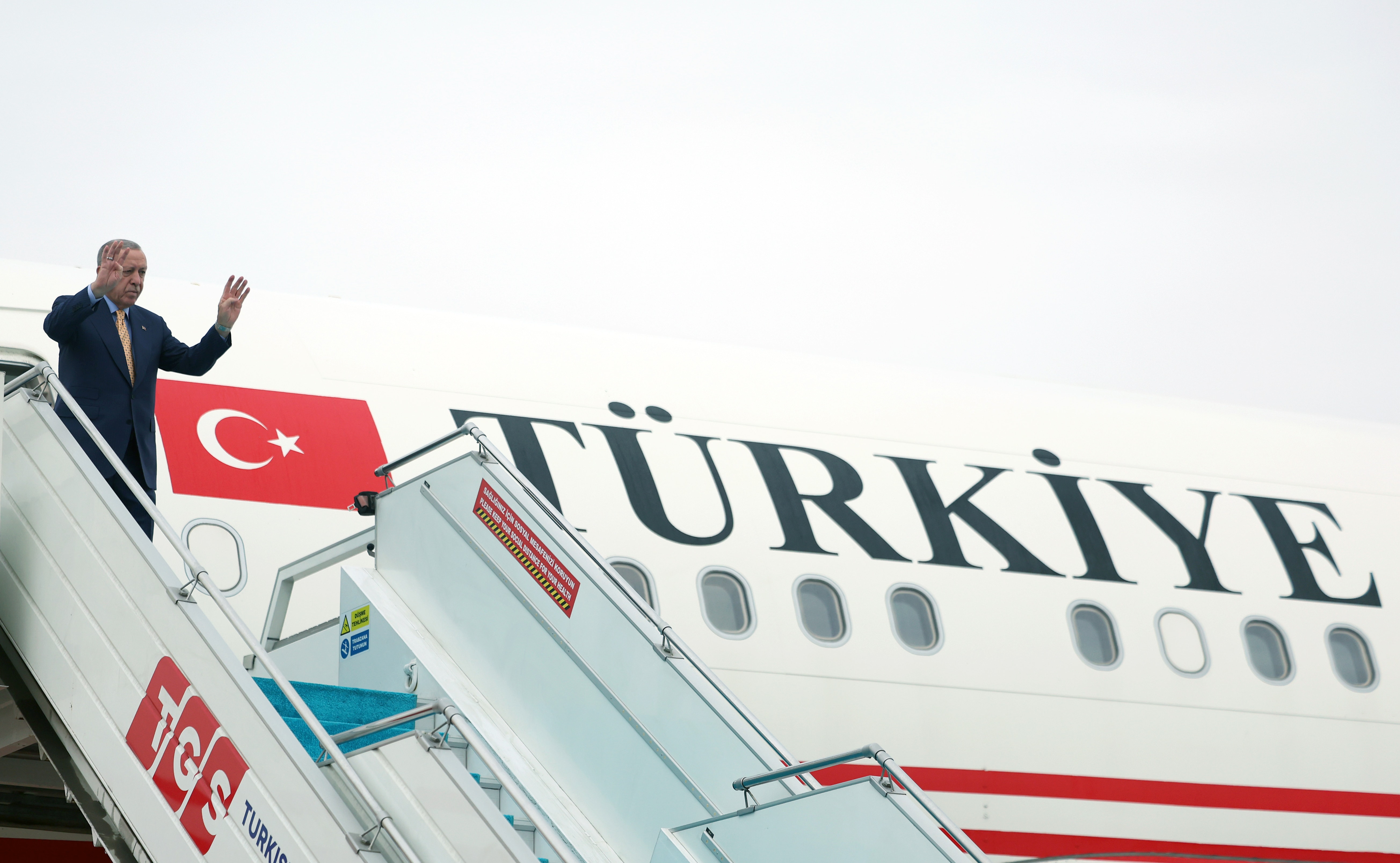 Erdoğan, Azerbaycan'a gitti