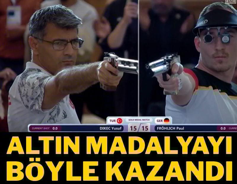 Yusuf Dikeç altın madalyayı yine ekipmansız kazandı