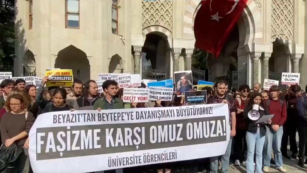 İstanbul Üniversitesi öğrencilerinden Hacettepe’deki saldırıya tepki